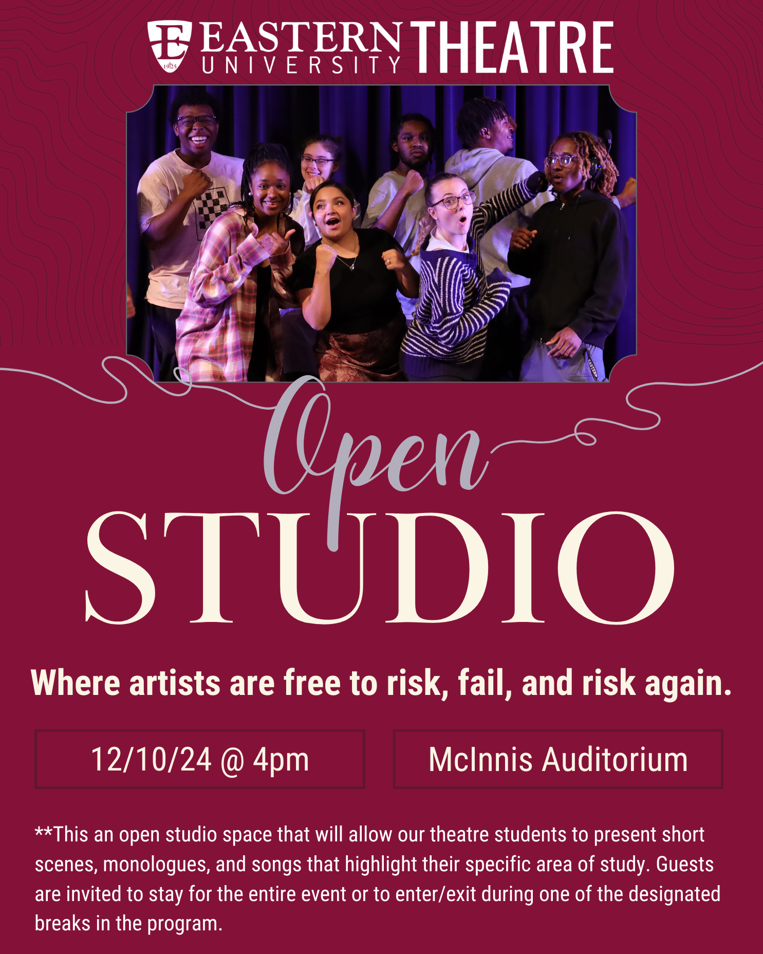 Open Studio - Fall 2024 poster